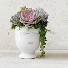 Load image into Gallery viewer, Celfie Closed Eyes Planter