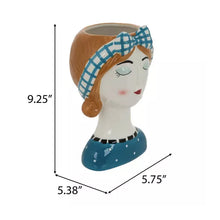 Load image into Gallery viewer, Girl With Headband Vase