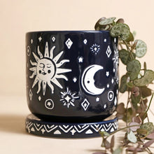 Load image into Gallery viewer, Moon Phases Planter Pot