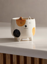 Load image into Gallery viewer, Spotted Calico Cat Planter