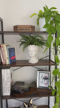 Load and play video in Gallery viewer, White Grecian Bust Goddess Planter Pot
