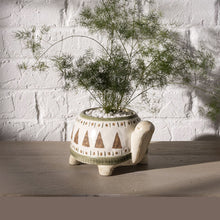 Load image into Gallery viewer, Ceramic Turtle Planter