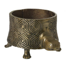 Load image into Gallery viewer, Metal Turtle Planter for Succulents & Plants