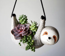 Load image into Gallery viewer, Sloth Hanging Planter