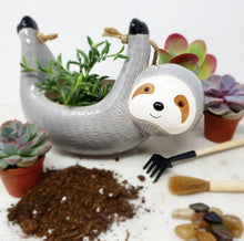 Load image into Gallery viewer, Sloth Planter for Succulents

