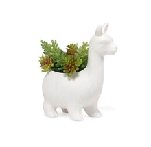 Load image into Gallery viewer, White Llama Planter Pot