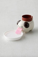 Load image into Gallery viewer, Dog Self Watering Wild Strawberry Plant Planter Pot | Cat Planter | White Cat Pot| Self Watering Planter