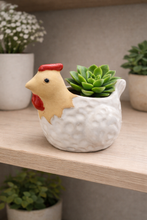 Load image into Gallery viewer, Chicken Planter Pot
