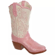 Load image into Gallery viewer, PINK Floral Cowboy Boot Vase Planter

