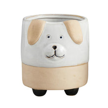Load image into Gallery viewer, Ceramic Dog Planter
