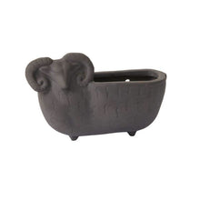 Load image into Gallery viewer, Big Horn Black Ram Wall Planter Pot
