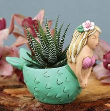 Load image into Gallery viewer, Beautiful Mermaid Planter Pot for Succulents &amp; House Plants
