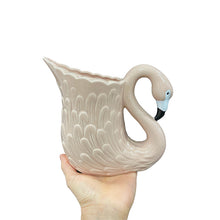 Load image into Gallery viewer, Pink Flamingo Planter Pot
