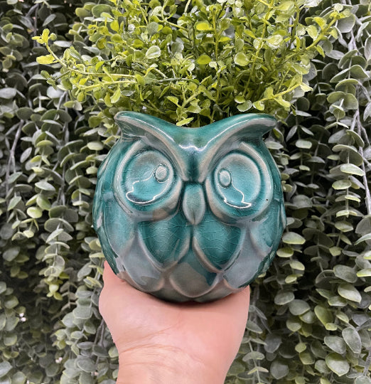large owl plant pot Owl Planter Pot