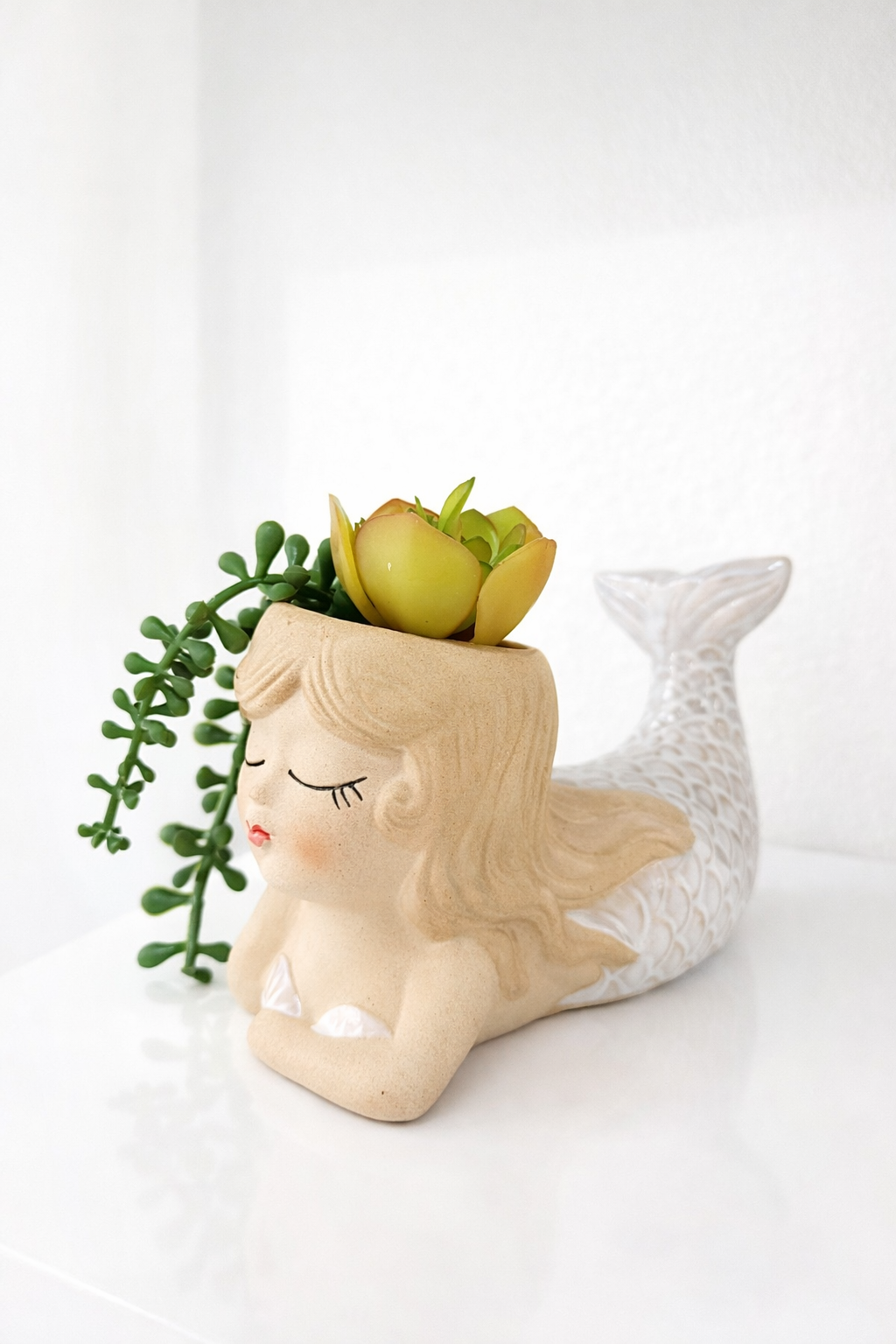mermaid succulent planter Little Mermaid Planter