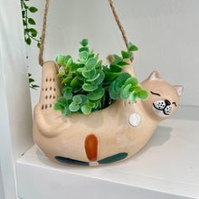 Load image into Gallery viewer, Hanging Cat Planter
