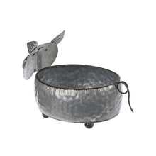 Load image into Gallery viewer, Metal Pig Planter
