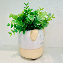 Load image into Gallery viewer, Ceramic Dog Planter
