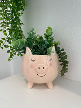 Load image into Gallery viewer, Ceramic Pig Planter Pot
