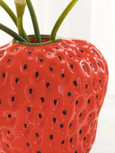 Load image into Gallery viewer, Red Strawberry Vase
