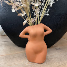 Load image into Gallery viewer, Terracotta Female Form Vase
