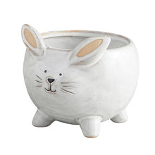 Load image into Gallery viewer, Ceramic Bunny Planter Pot
