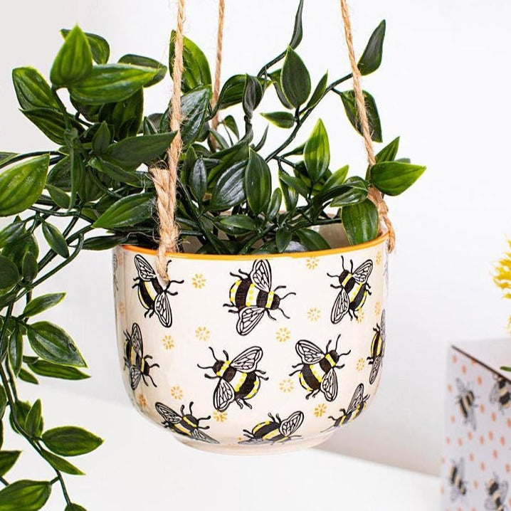 Sass & Belle Hanging Bee Planter Pot 