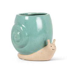 Load image into Gallery viewer, Blue Snail Planter

