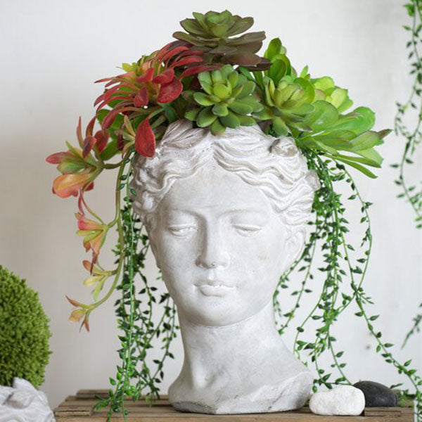 Venus Grecian Bust Planter Vase Pot