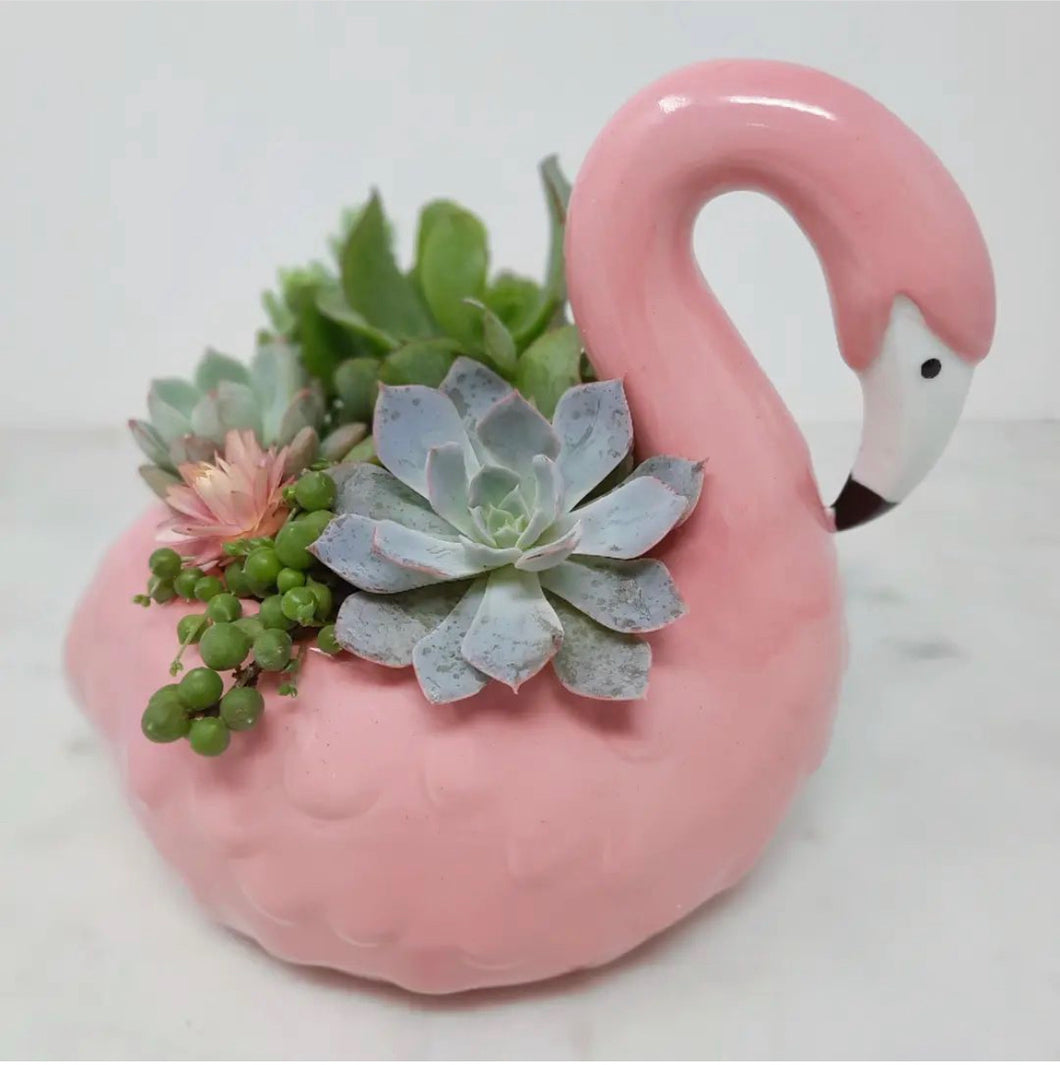 Flamingo Planter Pot