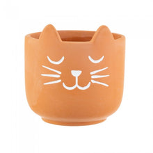 Load image into Gallery viewer, Sass &amp; Belle Terracotta Cat Planter
