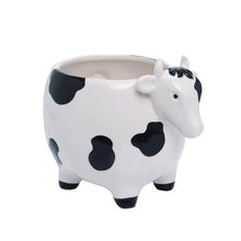 Load image into Gallery viewer, Metal Cow Planter
