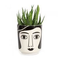 Load image into Gallery viewer, Face Pot Planter Lady Vase for Succulents or Flowers
