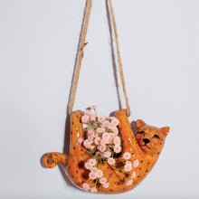 Load image into Gallery viewer, Hanging Leopard Planter Pot  for Succulents, Flowers &amp; Plants
